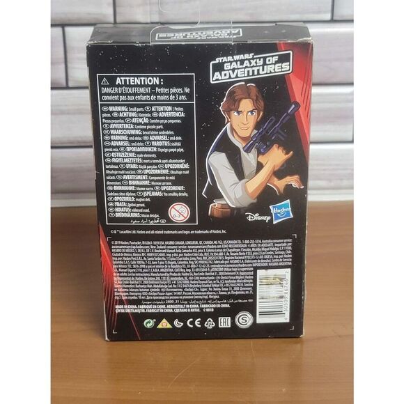 Star Wars Galaxy of Adventures Han Solo Sling & Blast Attack! by Hasbro #A61 - Picture 2 of 4